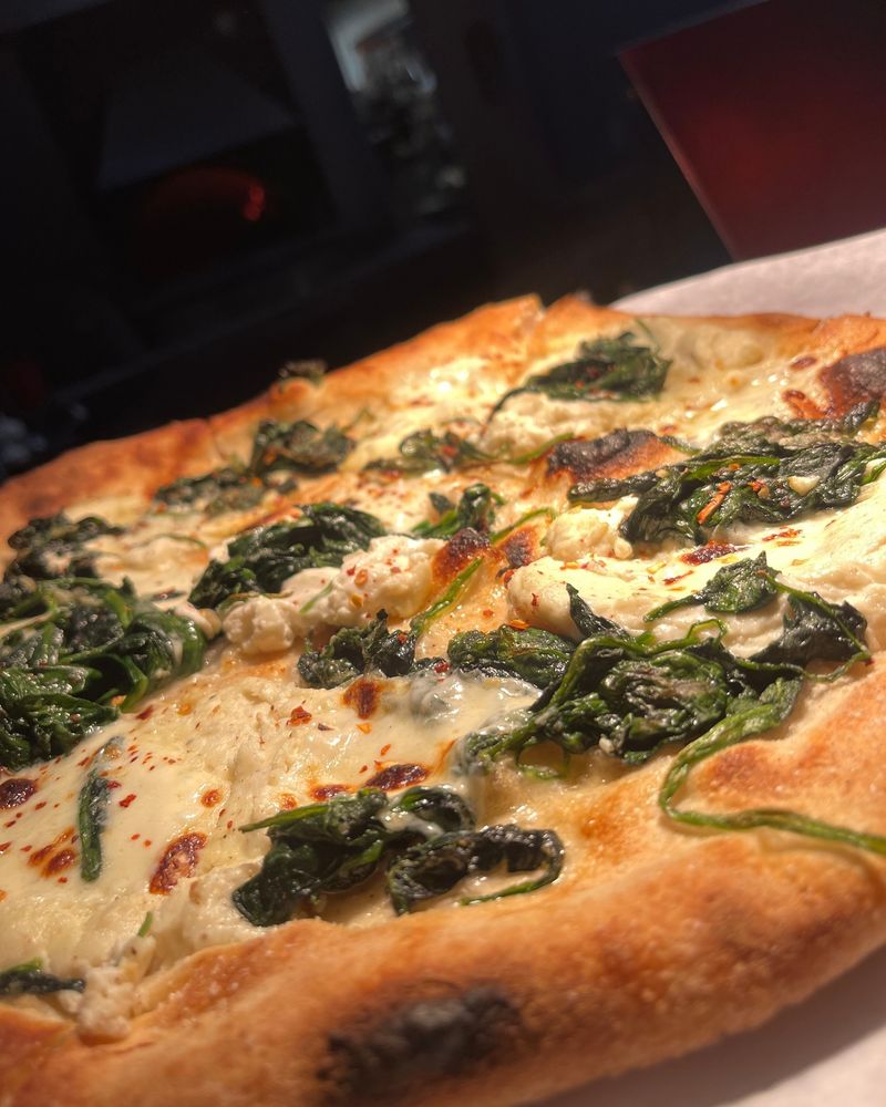 Spinach and Ricotta Pizza