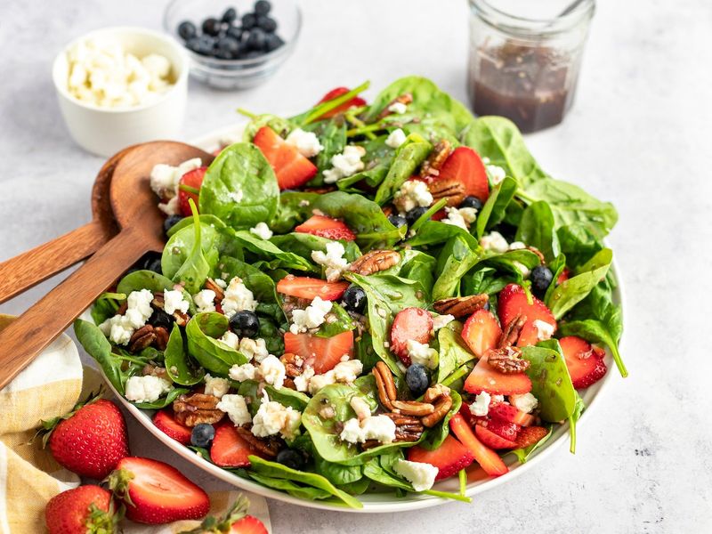 Mixed Berry Spinach Salad