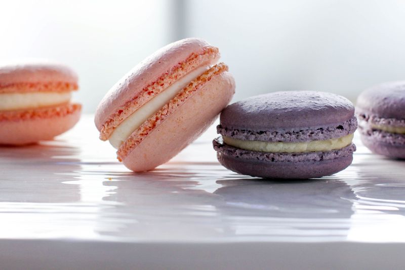 Rose Macarons
