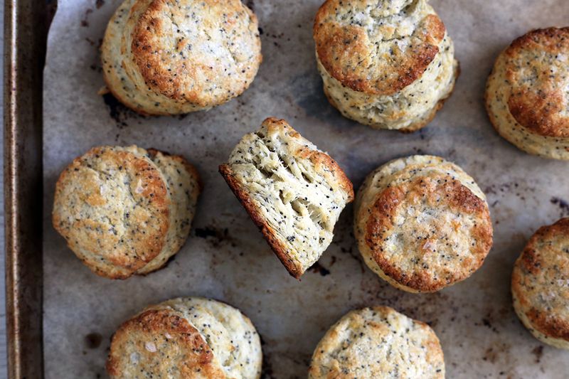 Lemon Poppy Seed Biscuits