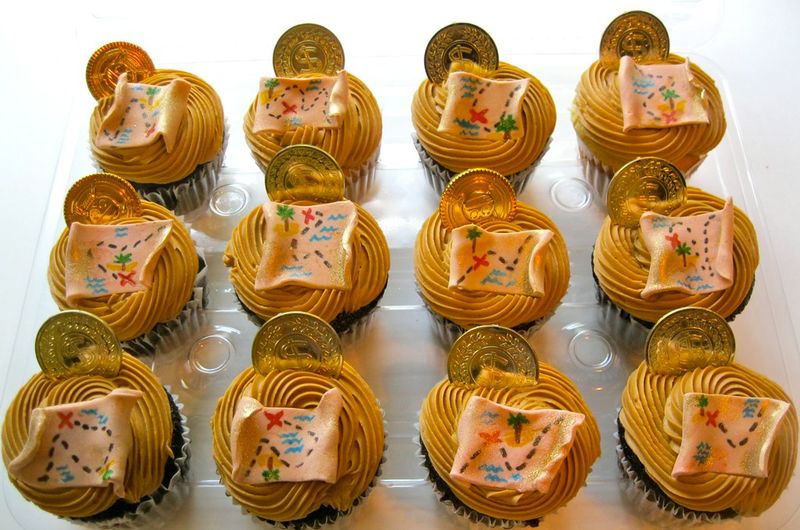Pirate Treasure Cupcakes