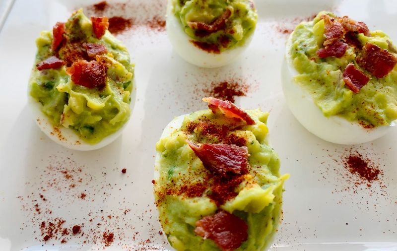 Avocado Deviled Eggs