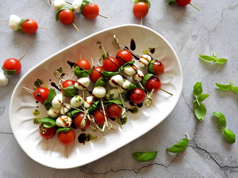 Cherry Tomatoes and Mozzarella