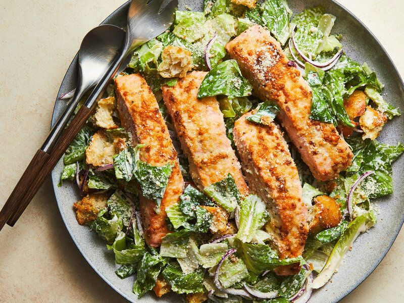 Salmon Caesar Salad