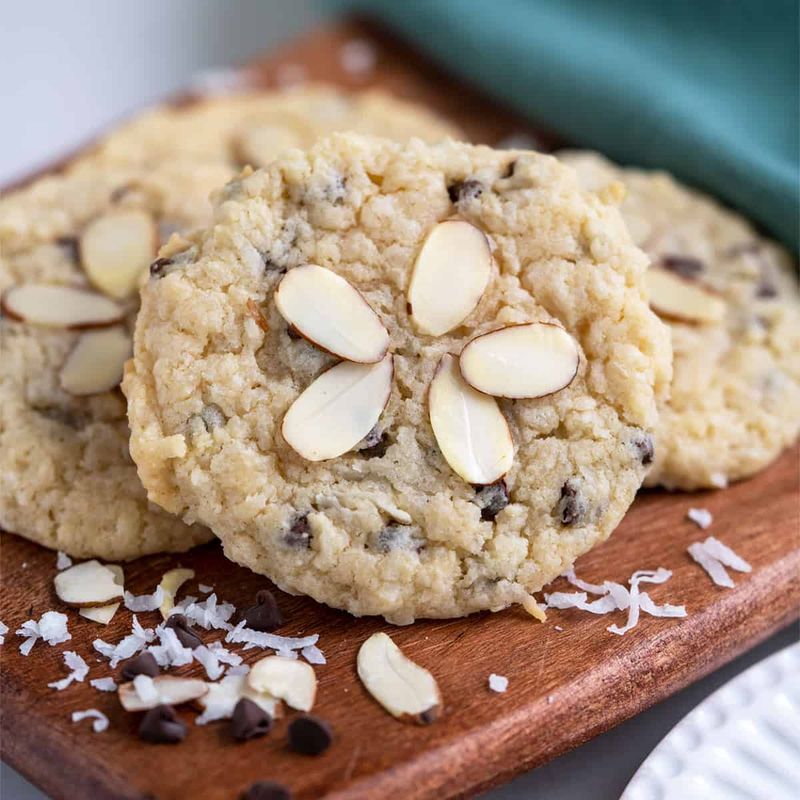 Almond Joy Cream Cheese Cookies