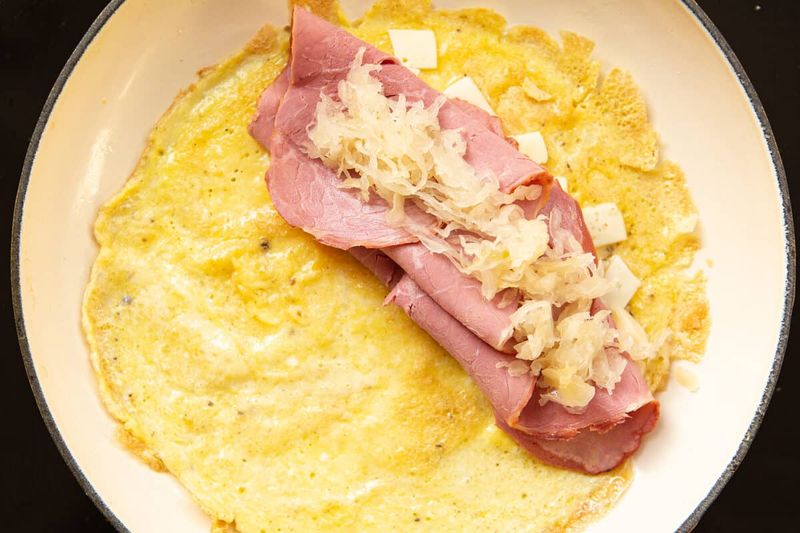 Sauerkraut Omelette