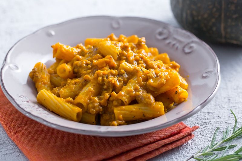 Sausage and Pumpkin Pasta