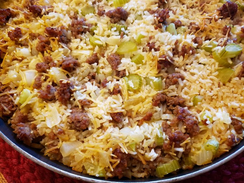 Sausage and Brown Rice Casserole