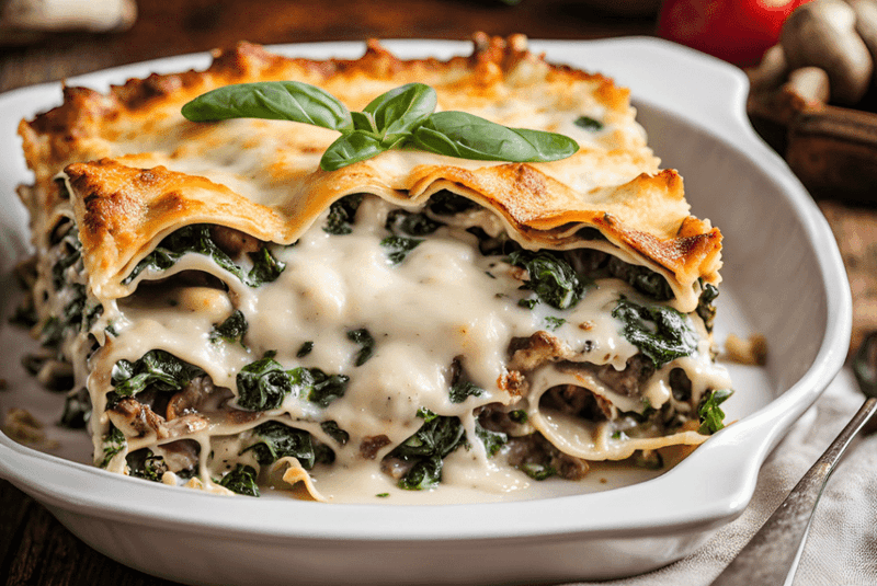 Sausage and Spinach Lasagna