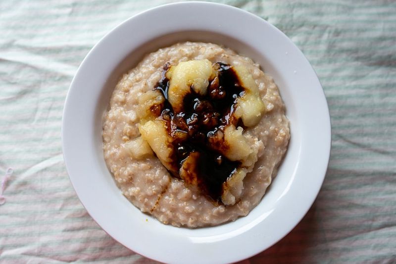 Oatmeal with Brown Sugar and Molasses