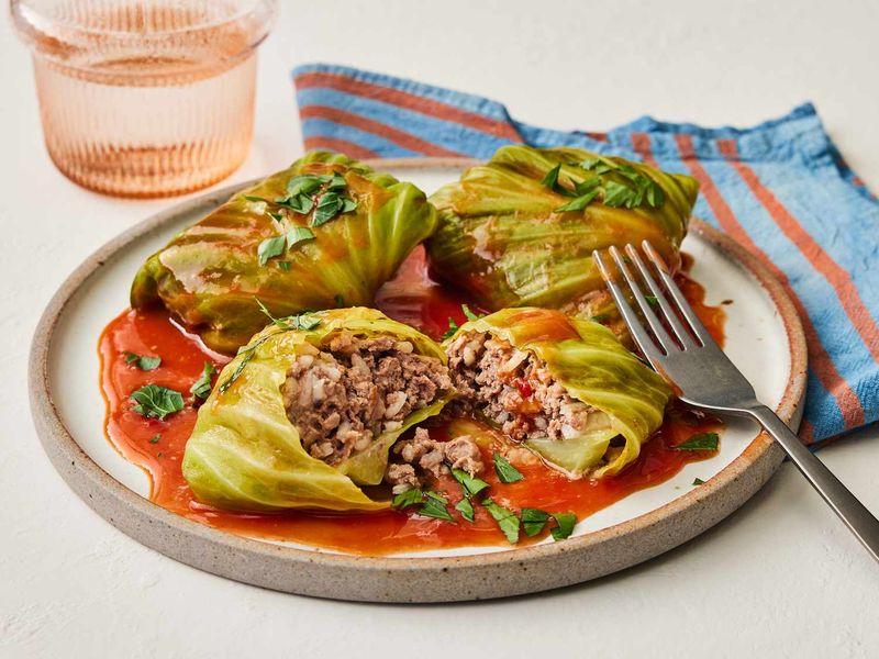 Sausage and Cabbage Rolls