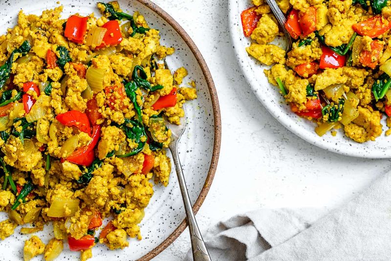 Tofu Scramble with Turmeric