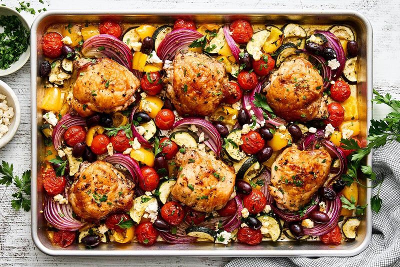 Zesty Onion Chicken Bake