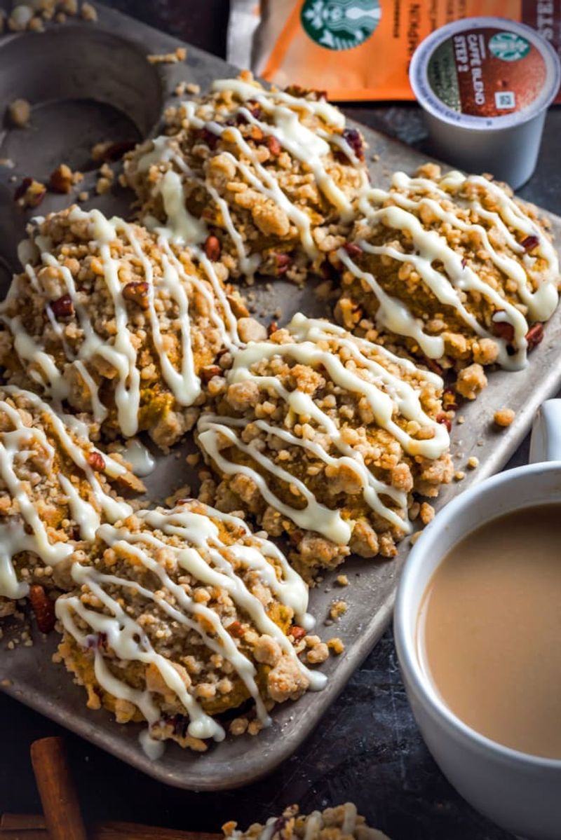 Pumpkin Spice Latte and Muffin