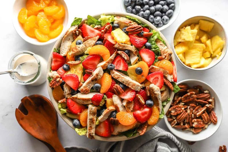 Fruit-Infused Caesar Salad