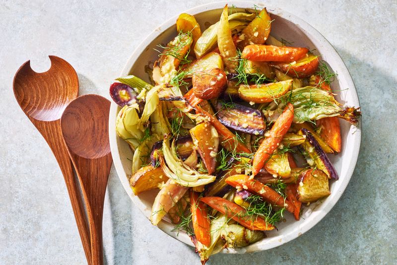 Caesar with Roasted Vegetables