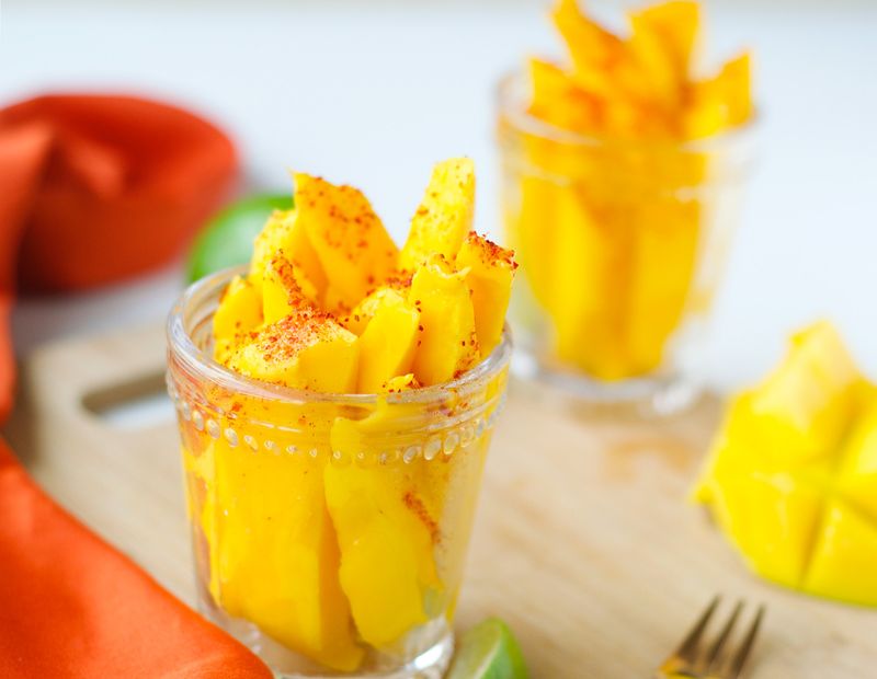 Mango Slices with Tajin
