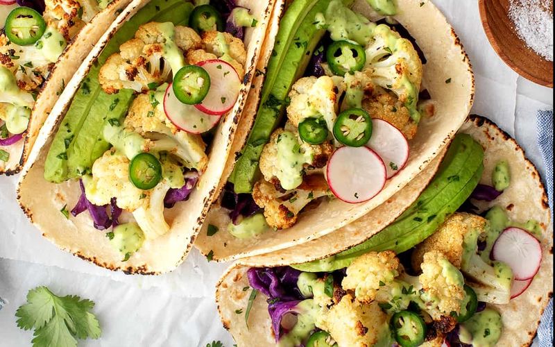 Roasted Cauliflower Tacos