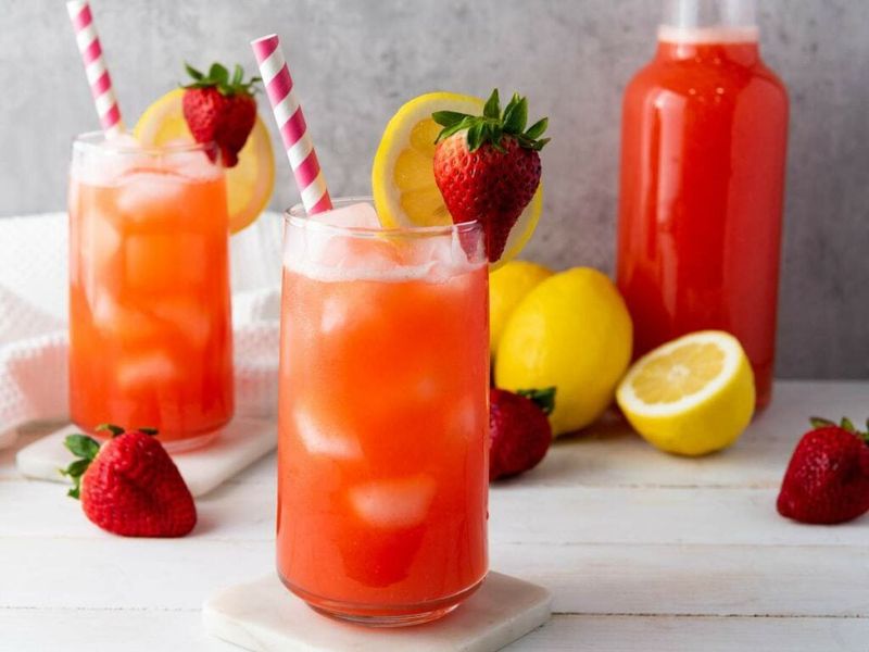 Blended Strawberry Lemonade