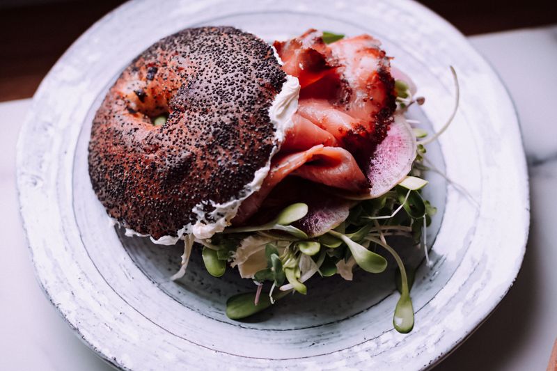Smoked Salmon Bagels
