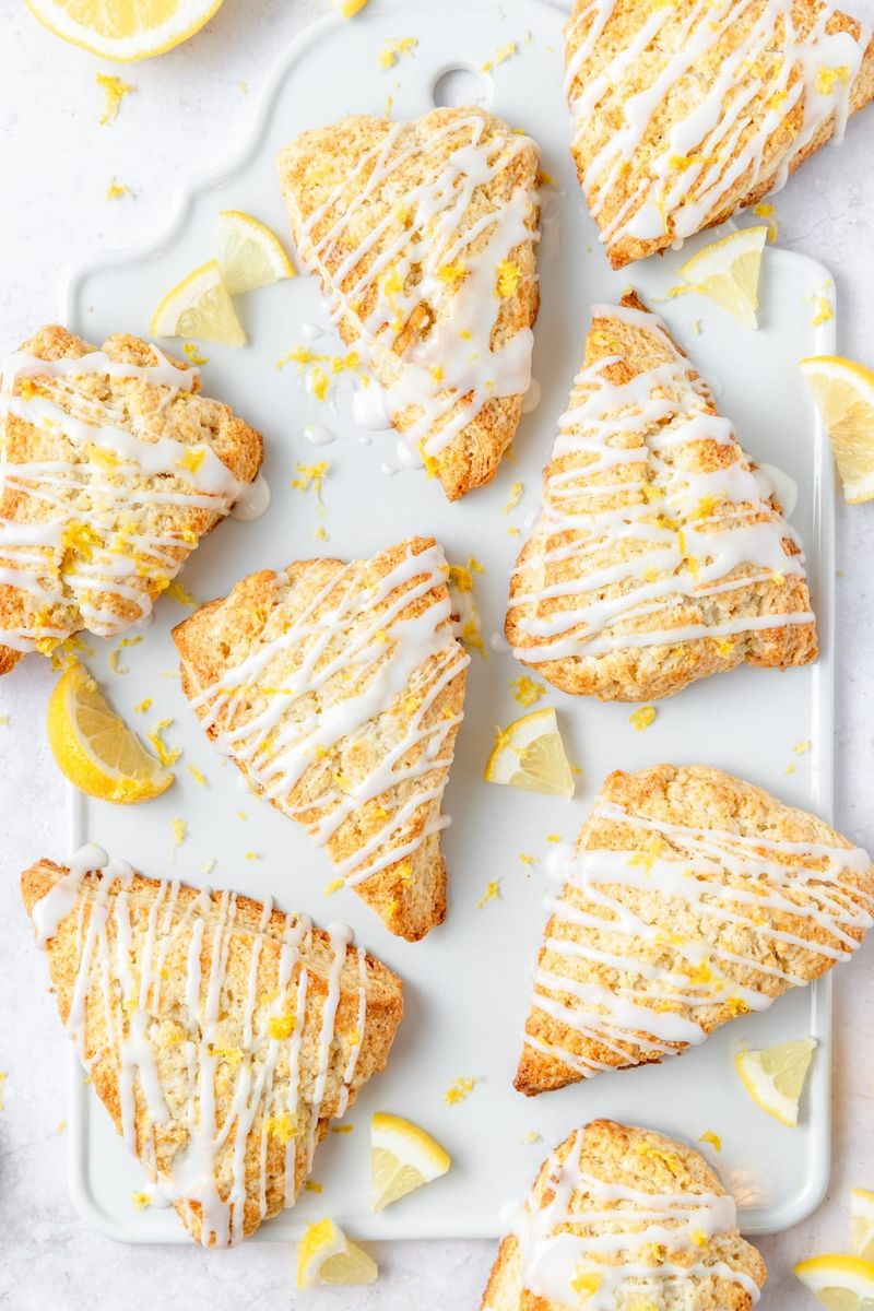 Lemon Drizzle Scones