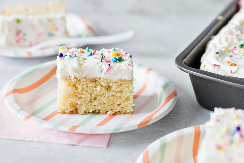 Classic Vanilla Sheet Cake
