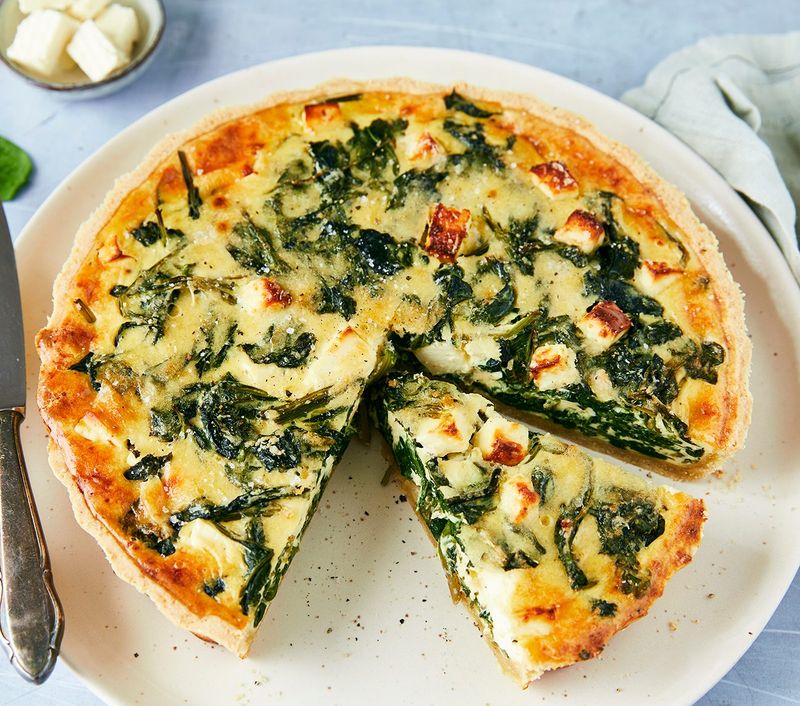 Spinach and Feta Quiche