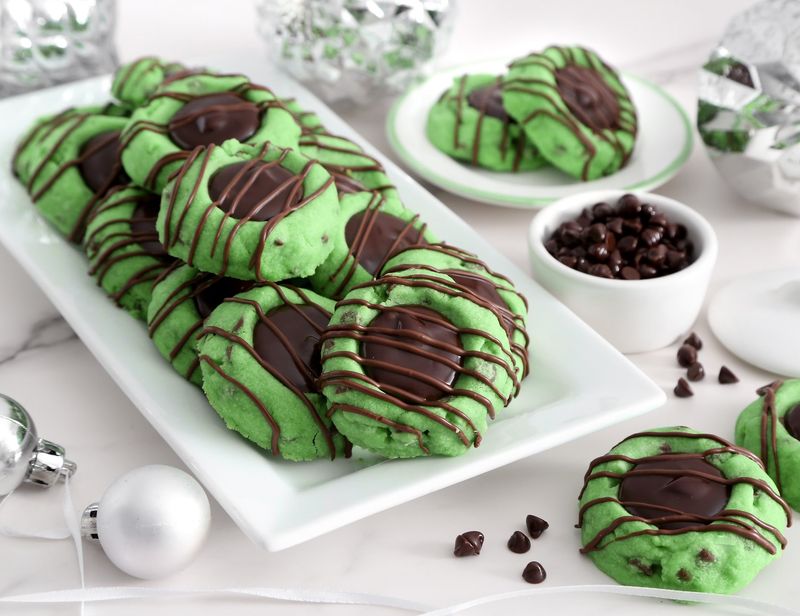 Mint Chocolate Cookies