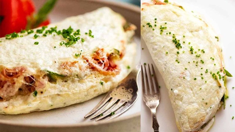 Egg White Vegetable Omelette