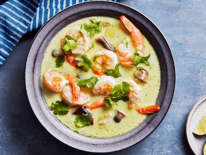 Thai Coconut Shrimp Soup