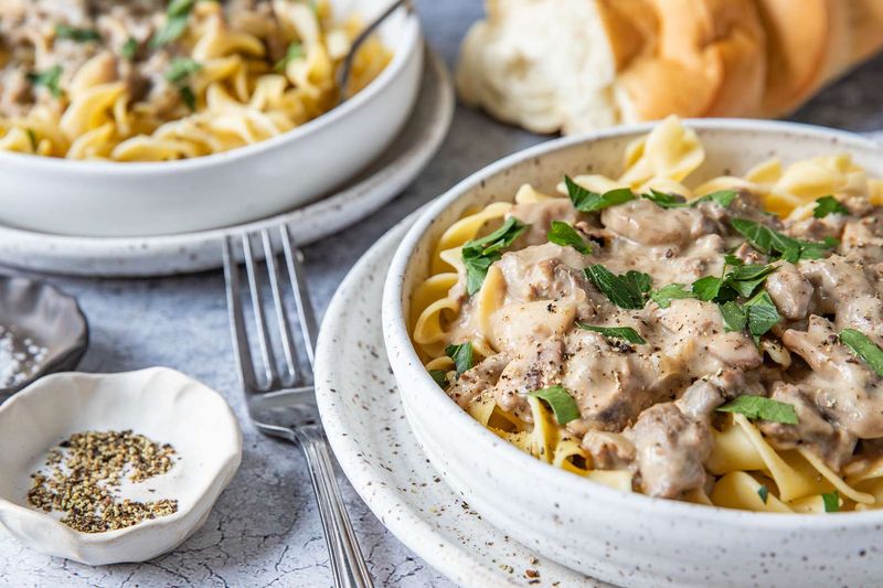 Quick Beef Stroganoff