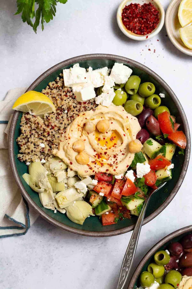 Mediterranean Hummus Bowl