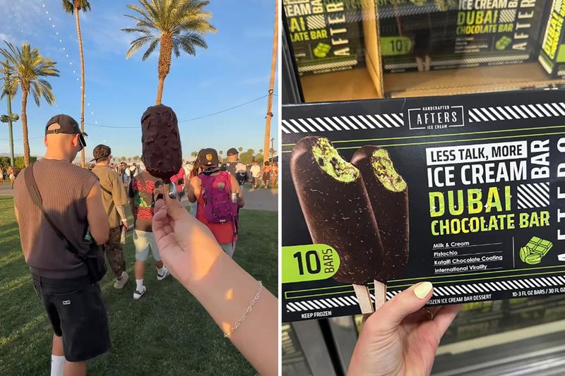 Dubai Chocolate Premium Ice Cream Bars