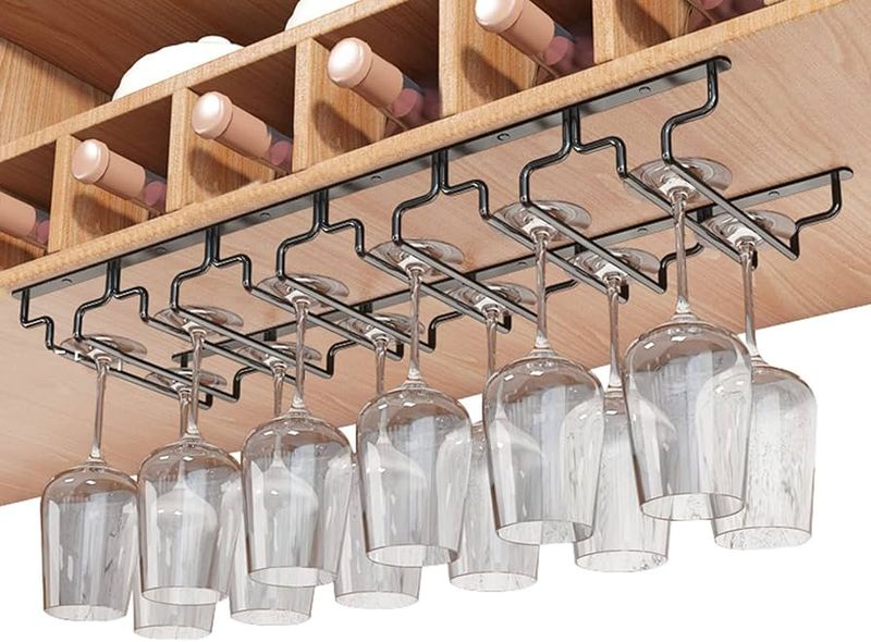 Under-Cabinet Stemware Rack