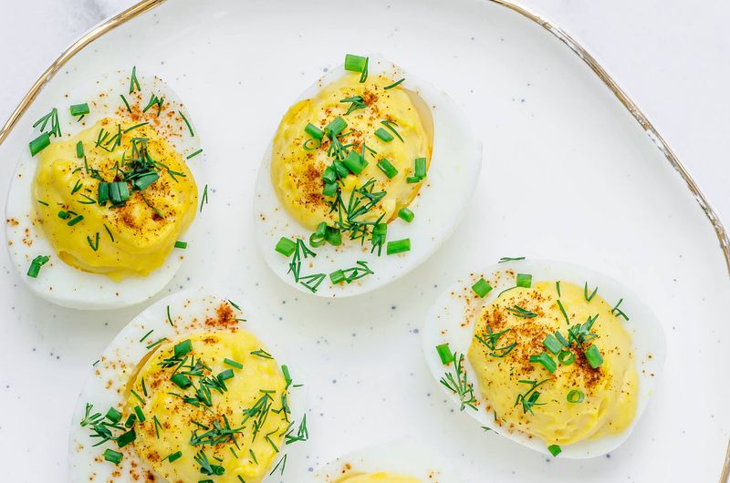 Zesty Herb Infused Hard-Boiled Eggs