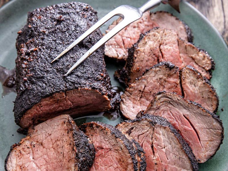 Coffee-Rubbed Rump Roast