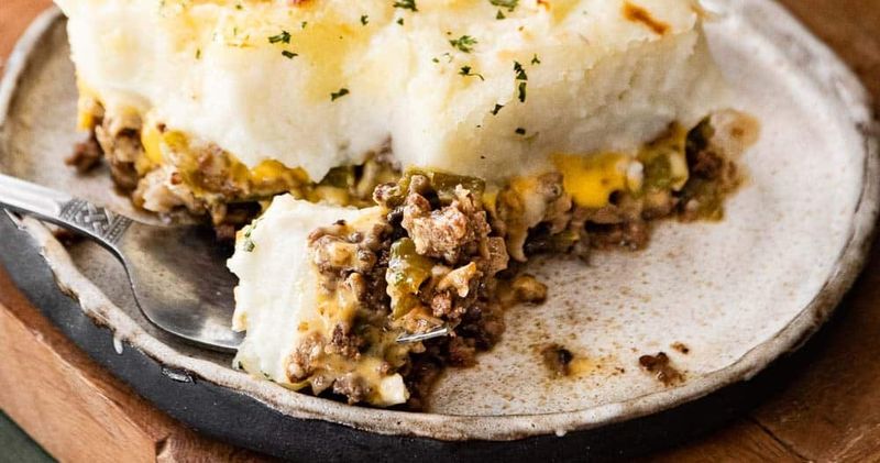 Cheesesteak Shepherd’s Pie