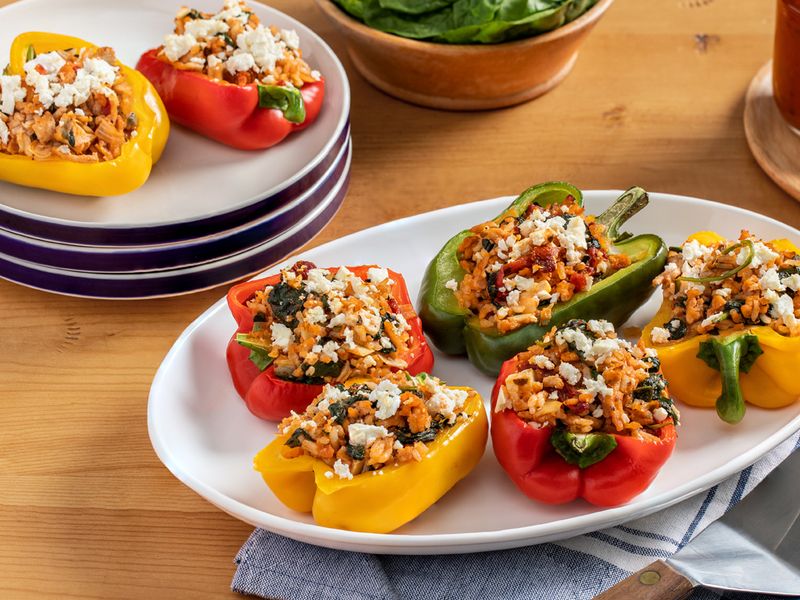Greek Stuffed Peppers