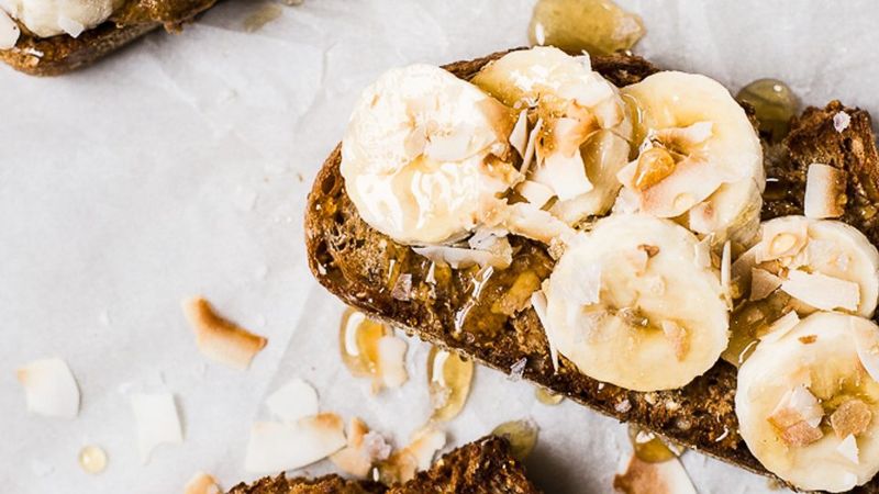 Almond Butter Banana Toast