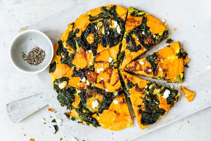 Sweet Potato and Kale Frittata