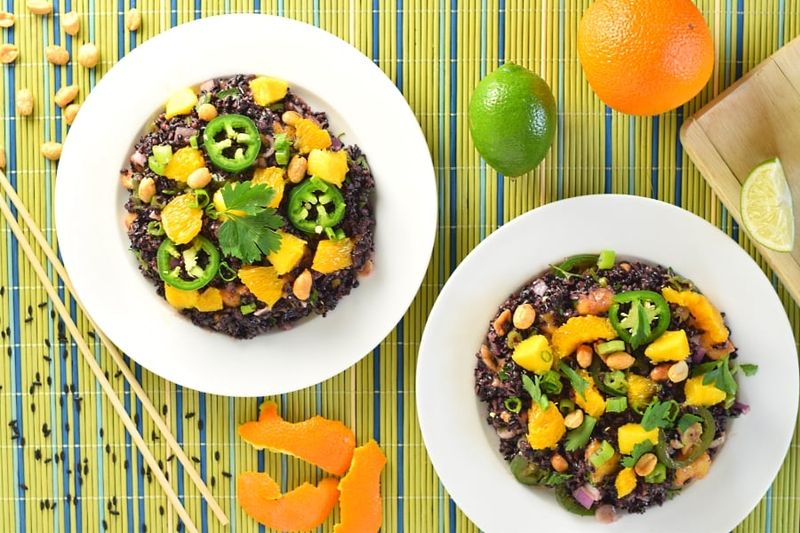 Mango and Black Rice Salad