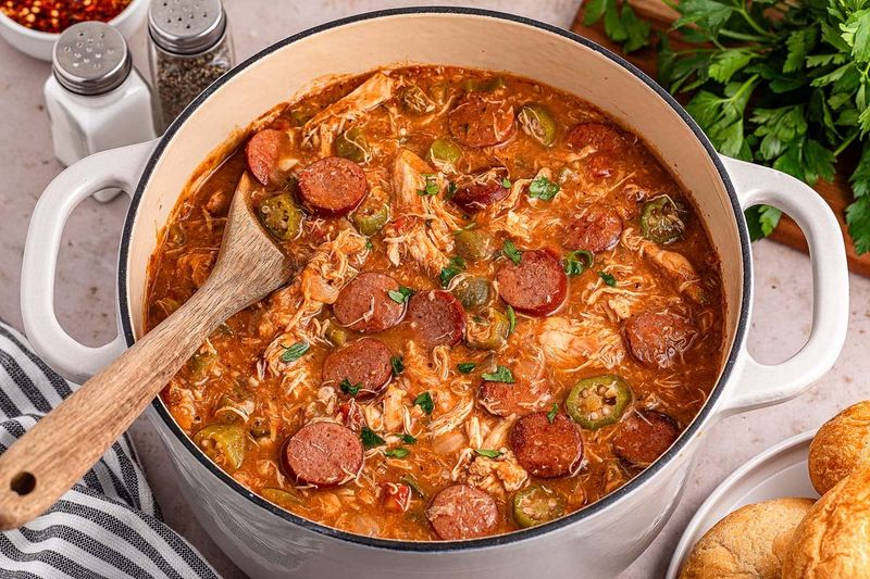 Chicken Andouille with Herbs