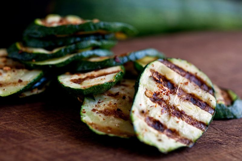 Charred Zucchini Slices
