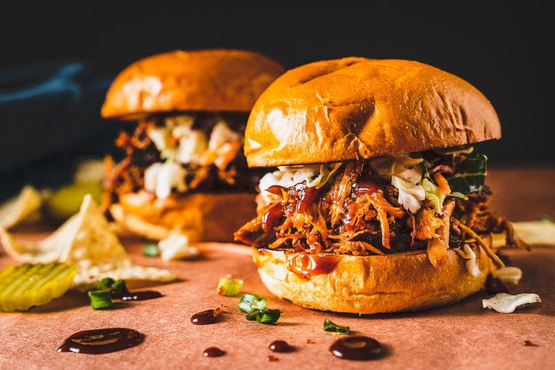 Tangy BBQ Pulled Pork Sandwiches