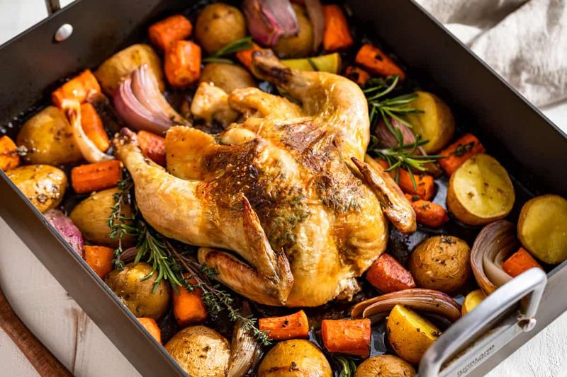 Orange and Clove Spiced Roast Chicken