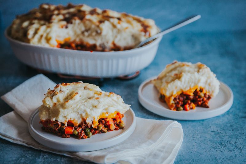 Beef and Cauliflower Shepherd's Pie