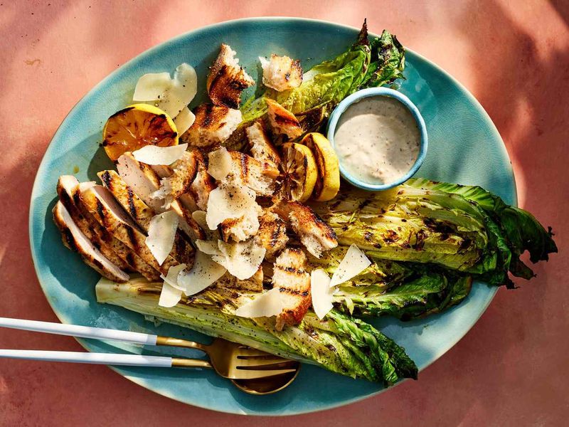 Grilled Caesar Salad