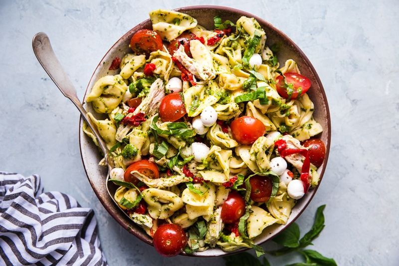 Pesto Tortellini Salad