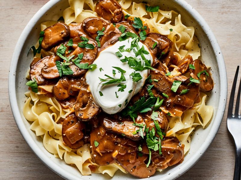 Mushroom Stroganoff