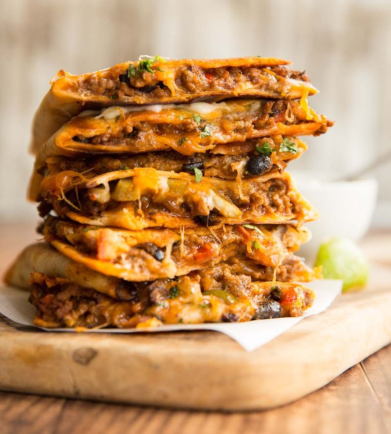 Beef and Cheese Quesadillas